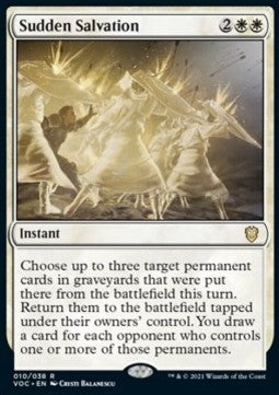 Sudden Salvation (V.1) - Commander: Innistrad: Crimson Vow (Rare) [VOC-10] Main image