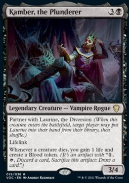 Kamber, the Plunderer (V.1) - Commander: Innistrad: Crimson Vow (Rare) [VOC-19] Main image