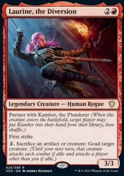 Laurine, the Diversion (V.1) - Commander: Innistrad: Crimson Vow (Rare) [VOC-25] Main image