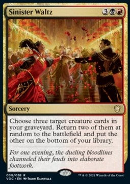 Sinister Waltz (V.1) - Commander: Innistrad: Crimson Vow (Rare) [VOC-30] Main image