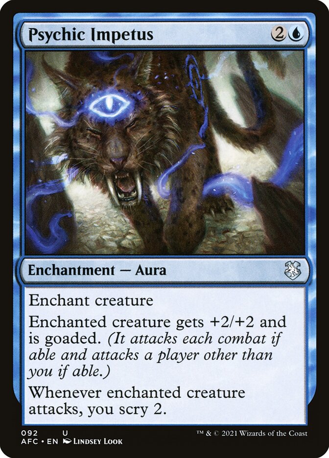 Psychic Impetus - Commander: Adventures in the Forgotten Realms (Uncommon) [AFC-92]