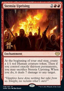 Stensia Uprising (V.1) - Innistrad: Crimson Vow: Promos (Rare) [PVOW-178] Immagine principale del prodotto