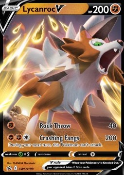 Lycanroc V - SWSH Black Star Promos (Promo) [SWSH-199] Imagen principal del producto