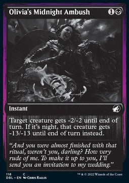 Olivia's Midnight Ambush - Innistrad: Double Feature (Common) [DBL-118]
