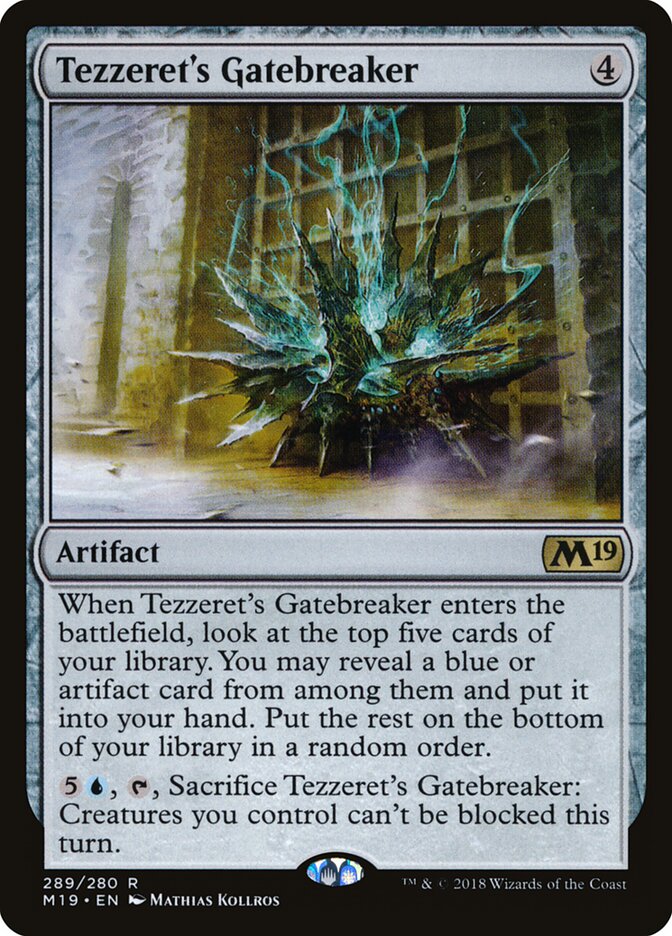 Tezzeret's Gatebreaker - Core 2019 (Rare) [M19-289] Imagen principal del producto