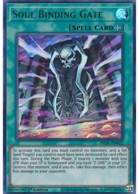 Soul Binding Gate — Brothers of Legend (BROL-022) Yu-Gi-Oh! card Hoofdafbeelding