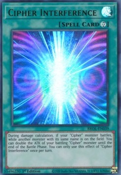 Cipher Interference - Brothers of Legend (Ultra Rare) [BROL-039] Hoofdafbeelding