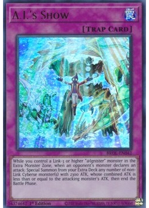 A.I.'s Show — Brothers of Legend (BROL-042) Yu-Gi-Oh! card Hoofdafbeelding