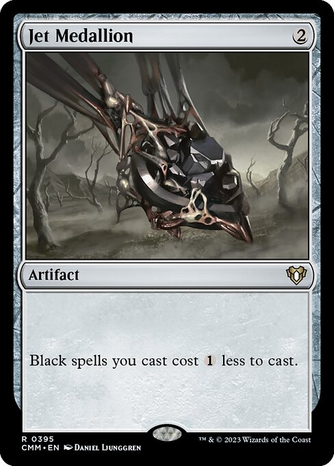 Jet Medallion – Commander Masters (CMM-395) Magic: The Gathering card