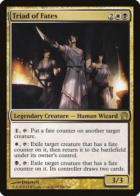 Triad of Fates – Theros (THS-206) Magic: The Gathering card | LC-REM-20260804-15150654783820-588a8f90-4344-4882-9671-4c7295186a58
