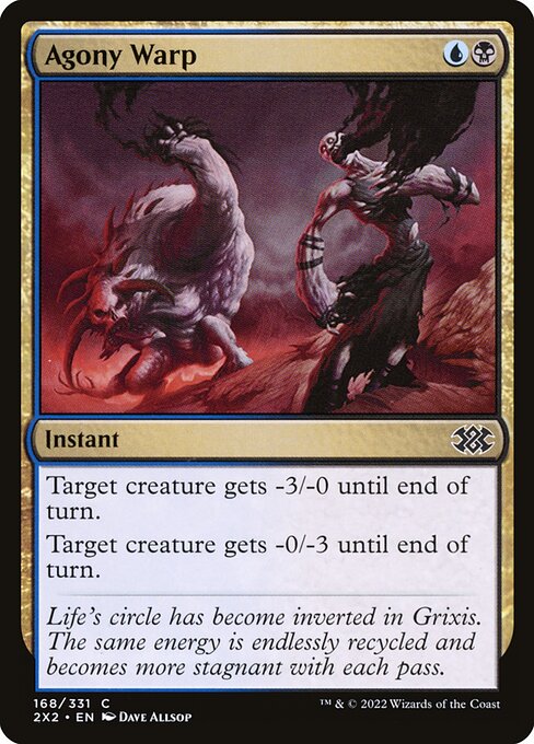 Agony Warp – Double Masters 2022 (2X2-168) Magic: The Gathering card Hauptbild