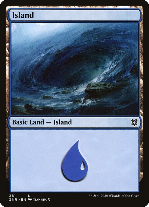 Island – Zendikar Rising (ZNR-381) Magic: The Gathering card | LC-REM-20260804-15765056782668-589a324f-4466-4d4a-8cfb-806a041d7c1f