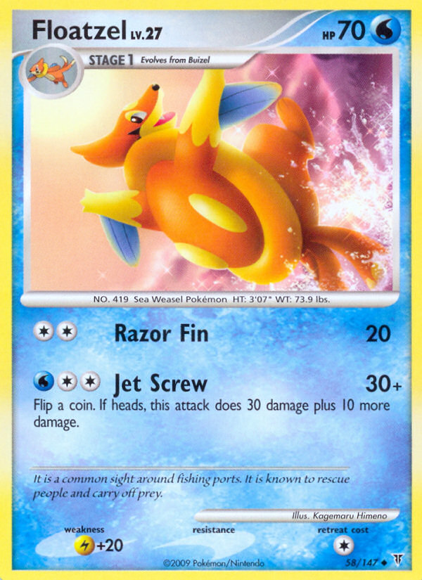Floatzel Lv.27 – Supreme Victors 58 – Pokémon TCG single card
