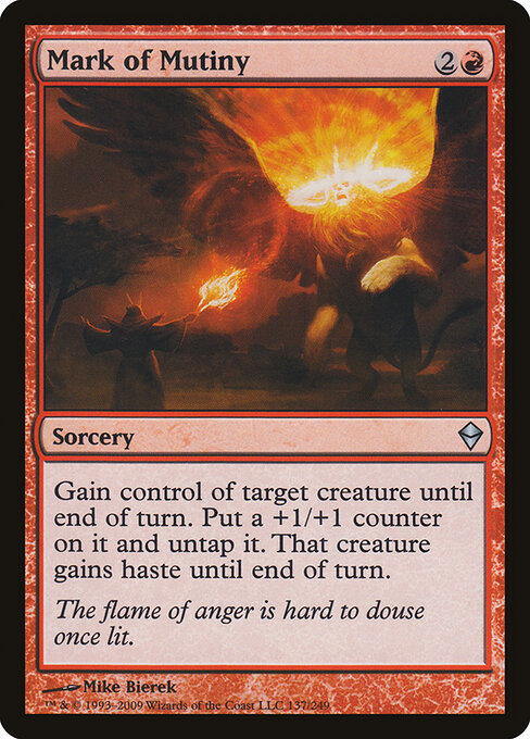 Mark of Mutiny – Zendikar (ZEN-137) Magic: The Gathering card | LC-REM-20260804-15909417222476-58a0a019-239d-428e-85a2-e19cae8f4b58