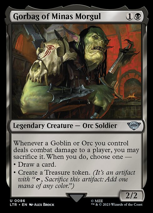 Gorbag of Minas Morgul – The Lord of the Rings: Tales of Middle-earth (LTR-86) Magic: The Gathering card | LC-REM-20260804-15150951858508-58aafdb6-1c8c-4fc4-a52e-3e601be7fb0c