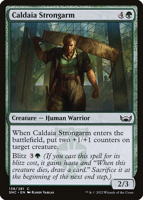 Caldaia Strongarm – Streets of New Capenna (SNC-138) Magic: The Gathering card Hoofdafbeelding