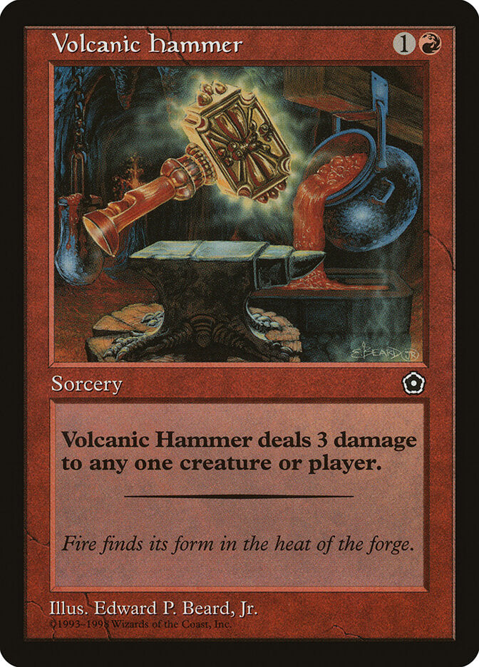 Magic-kaart Volcanic Hammer P02-119 uit Portal Second Age (Common)