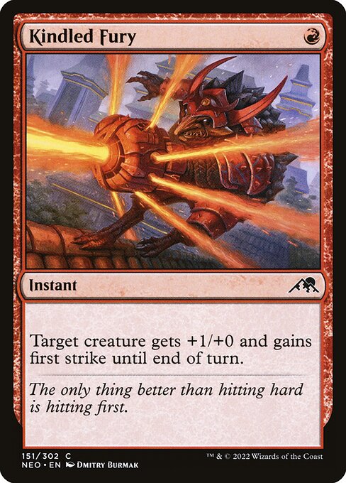 Kindled Fury – Kamigawa: Neon Dynasty (NEO-151) Magic: The Gathering card | LC-REM-20260804-15610421477708-58c8bdce-73a3-4266-b3d6-61dbf4534ea3 Main image