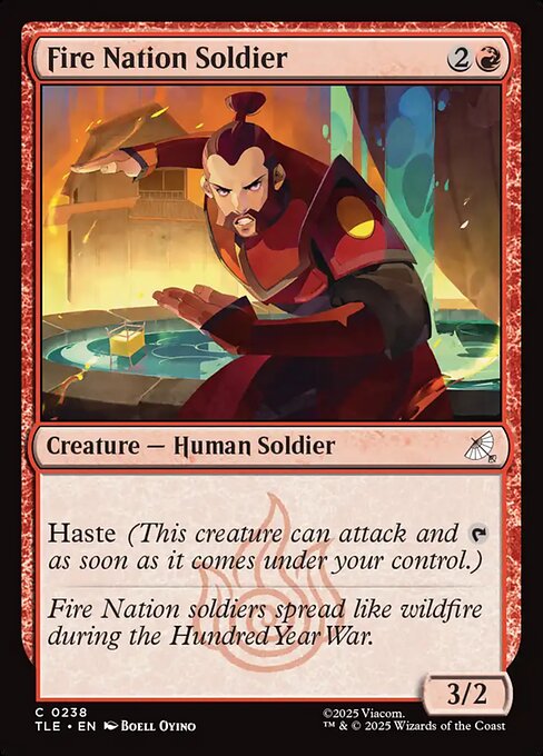 Fire Nation Soldier – Avatar: The Last Airbender Eternal (TLE-238) Magic: The Gathering card | LC-REM-20260804-15573423915340-58e59eba-3cf5-4ebe-8bc1-28568921650b