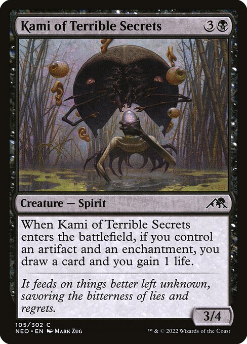 Kami of Terrible Secrets – Kamigawa: Neon Dynasty (NEO-105) Magic: The Gathering card | LC-REM-20260804-15610420887884-58f15af6-eaf5-41b8-b93d-5a90ca219478 Main image