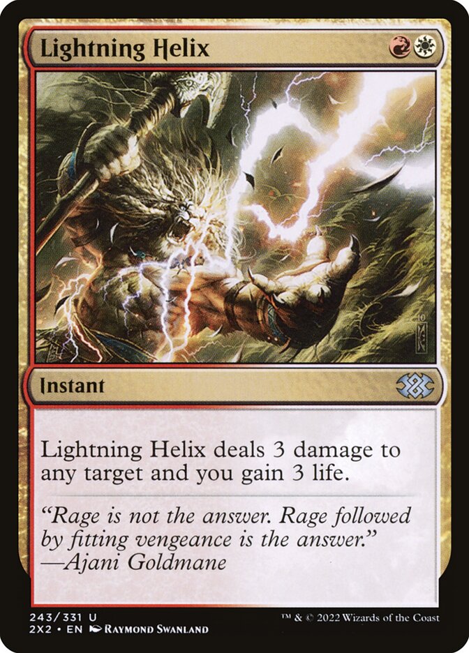 Lightning Helix - Double Masters 2022 (Uncommon) [2X2-243]