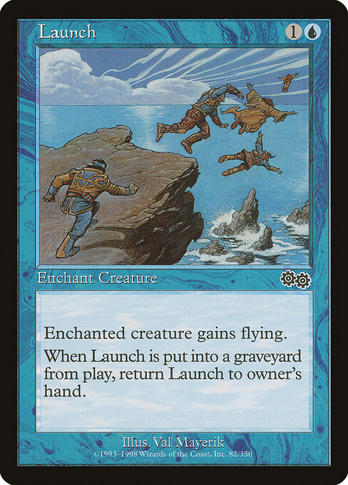 Launch – Urza's Saga (USG-82) Magic: The Gathering card | LC-REM-20260804-15935500943692-58f78667-b3ab-44af-89df-9e9332dc5485