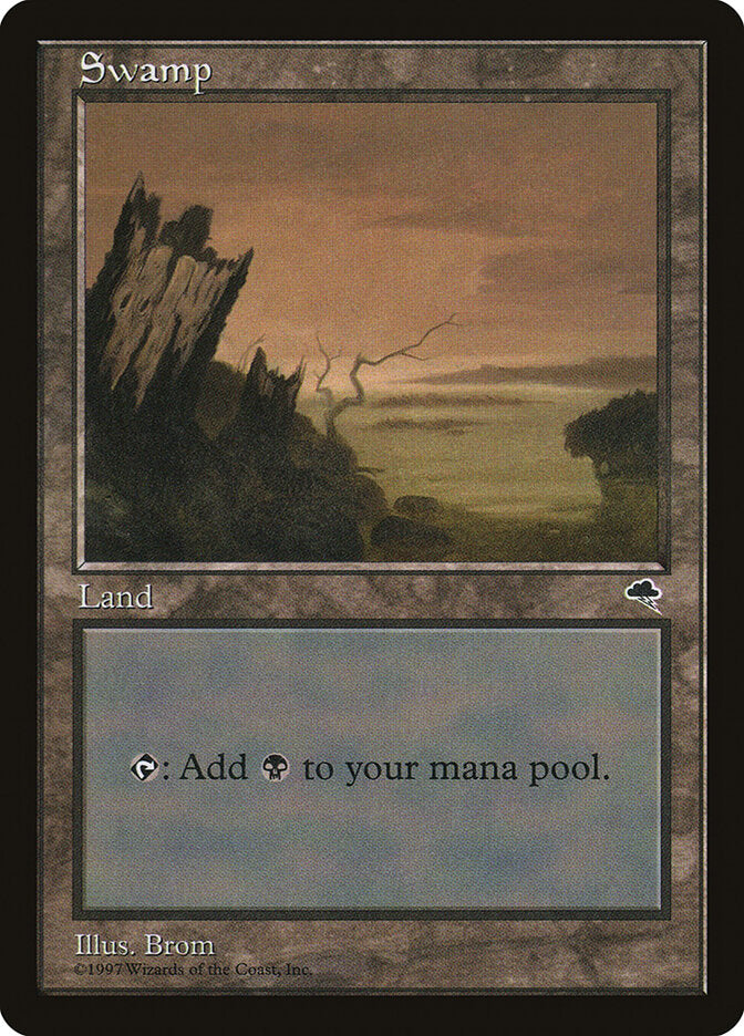 Magic-kaart Swamp TMP-339 uit Tempest (Land)