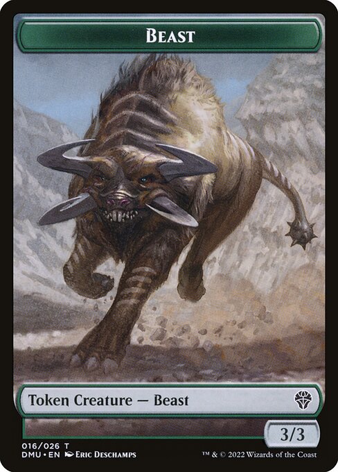Beast – Dominaria United Tokens (TDMU-16) Magic: The Gathering card | LC-REM-20260804-15151545549132-591cb5b2-6394-4c1a-b227-5c32e633b493