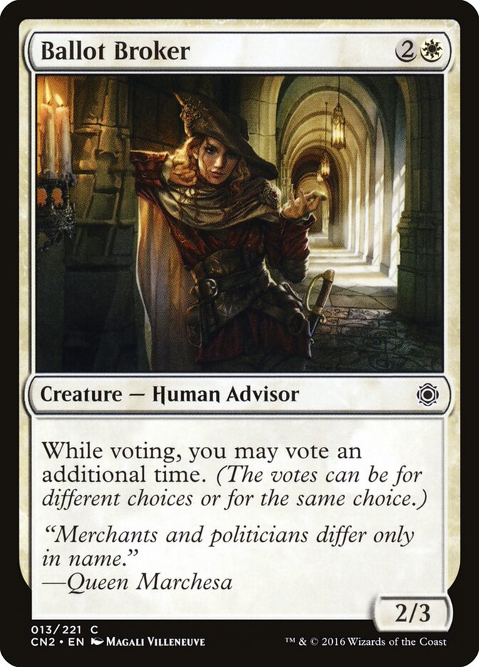 Magic-kaart Ballot Broker CN2-13 uit Conspiracy: Take the Crown (Common)