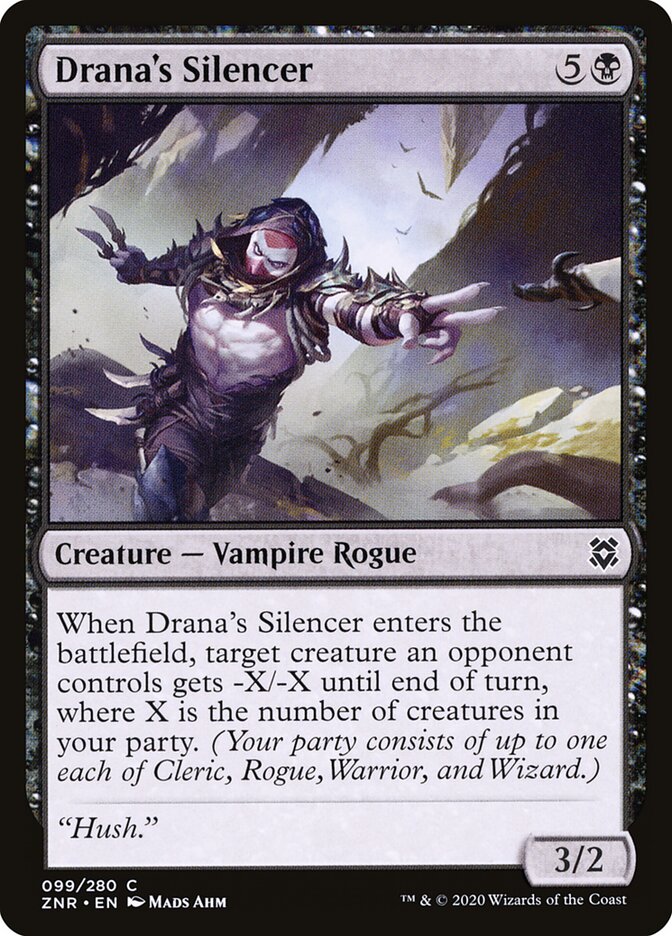 Drana's Silencer - Zendikar Rising (Common) [ZNR-99]