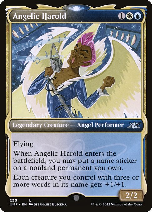 Angelic Harold – Unfinity (UNF-255) Magic: The Gathering card | LC-REM-20260804-15151641690444-592a9752-ae60-42e2-b5ed-74a30070d06e Hauptbild