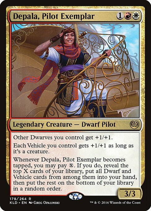Depala, Pilot Exemplar – Kaladesh (KLD-178) Magic: The Gathering card | LC-REM-20260804-15339548541260-592f3a92-787e-4180-9d0b-06c973ce8975