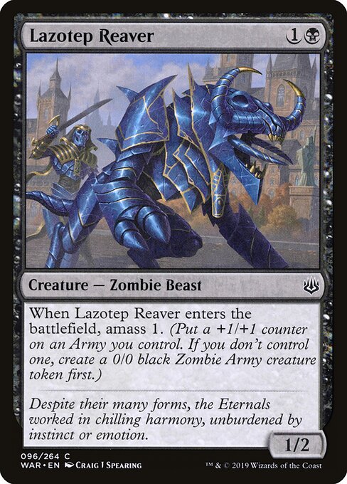 Lazotep Reaver – War of the Spark (WAR-96) Magic: The Gathering card | LC-REM-20260804-15150715535692-594bbe43-a8aa-42aa-bc49-cb4f3bc05cad