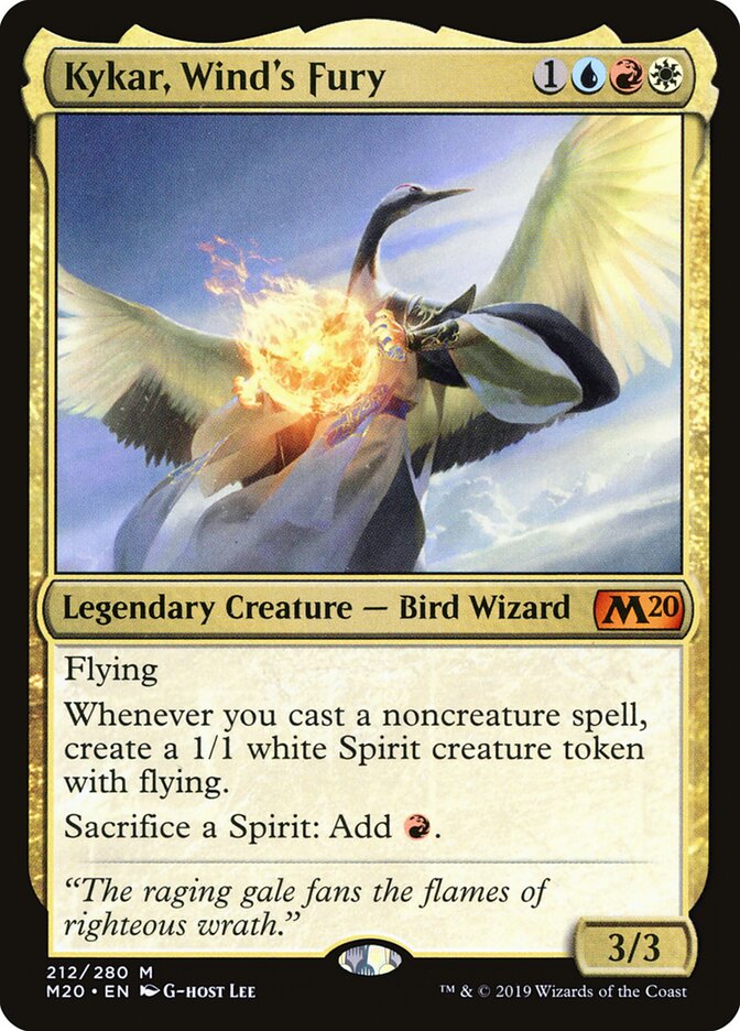 Kykar, Wind's Fury - Core 2020 (Mythic) [M20-212]