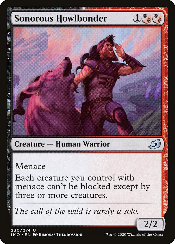 Sonorous Howlbonder - Ikoria: Lair of Behemoths (Uncommon) [IKO-230] Imagen principal del producto