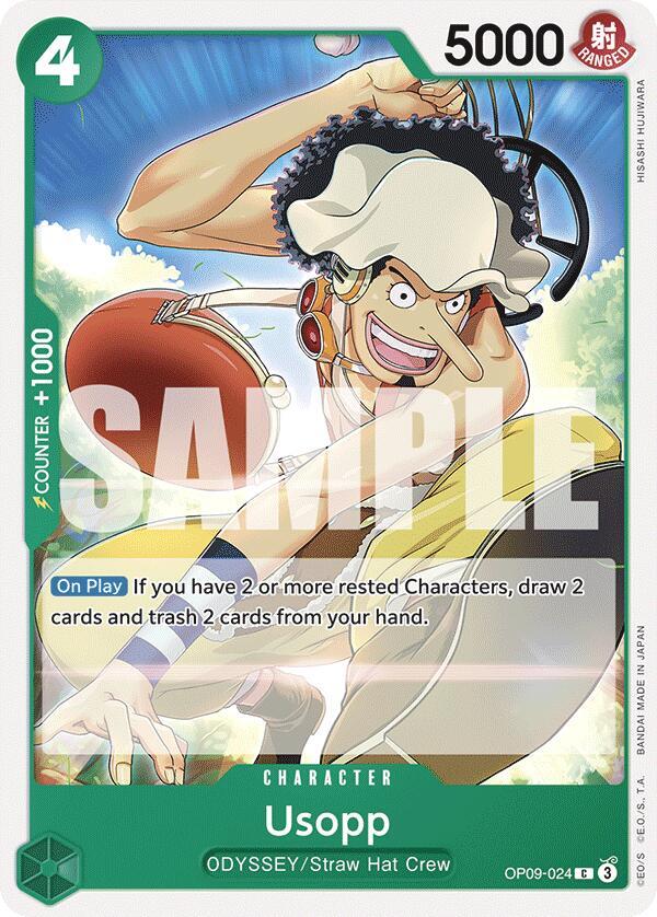 Usopp (OP09-024) - Promos: Emperors in the New World (Common) [OP09P-024] — one-piece card Image principale du produit