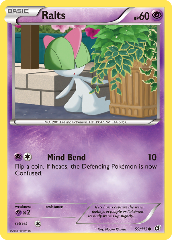 Ralts – Legendary Treasures 59 – Pokémon TCG single card