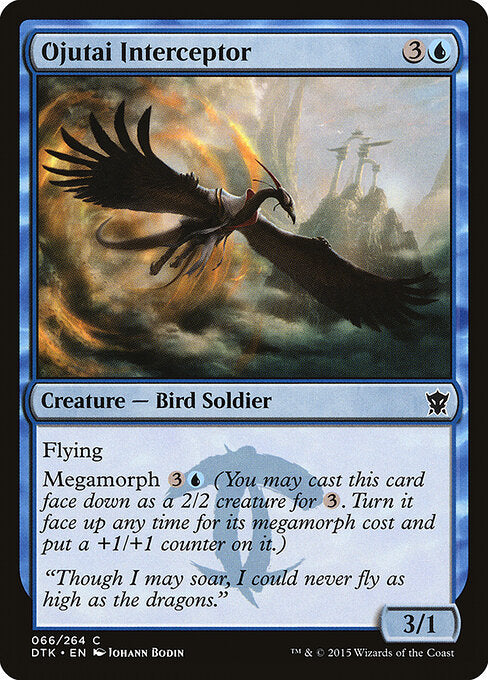 Ojutai Interceptor – Dragons of Tarkir (DTK-66) Magic: The Gathering card