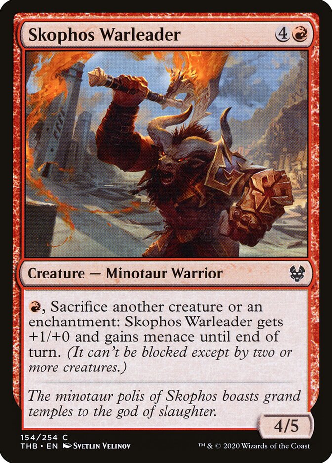 Skophos Warleader - Theros Beyond Death (Common) [THB-154]