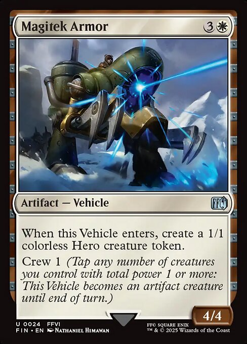 Magitek Armor – Final Fantasy (FIN-24) Magic: The Gathering card | LC-REM-20260804-15568865788236-59c4a1a2-623c-43b2-8005-ecb5c6436c10