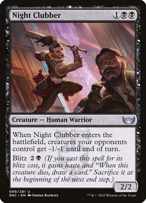 Night Clubber – Streets of New Capenna (SNC-89) Magic: The Gathering card