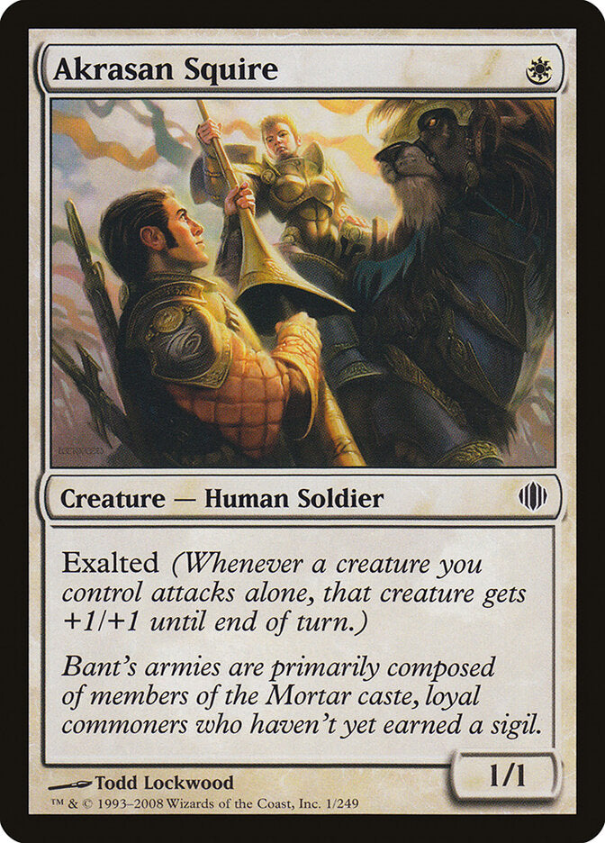 Akrasan Squire - Shards of Alara (Common) [ALA-1] Imagen principal del producto