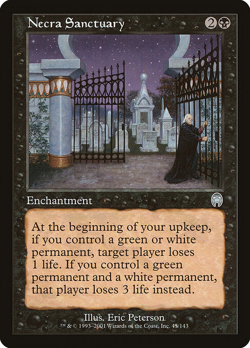 Necra Sanctuary – Apocalypse (APC-45) Magic: The Gathering card Imagen principal del producto