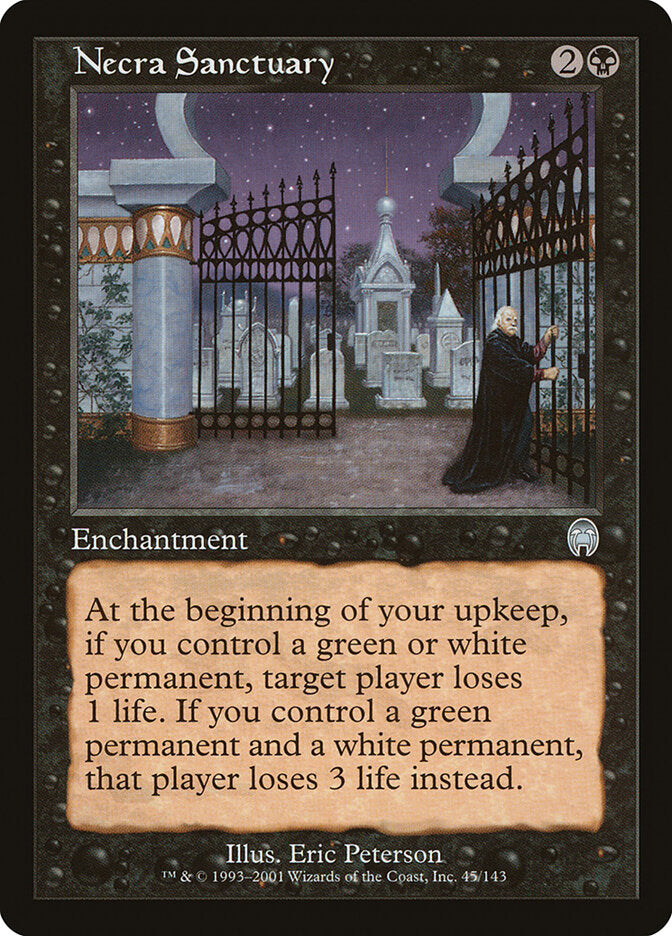 Magic-kaart Necra Sanctuary APC-45 uit Apocalypse (Uncommon)