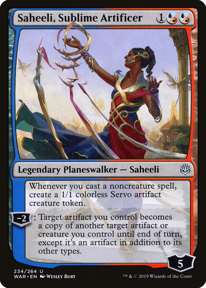 Saheeli, Sublime Artificer - War of the Spark (Uncommon) [WAR-234]
