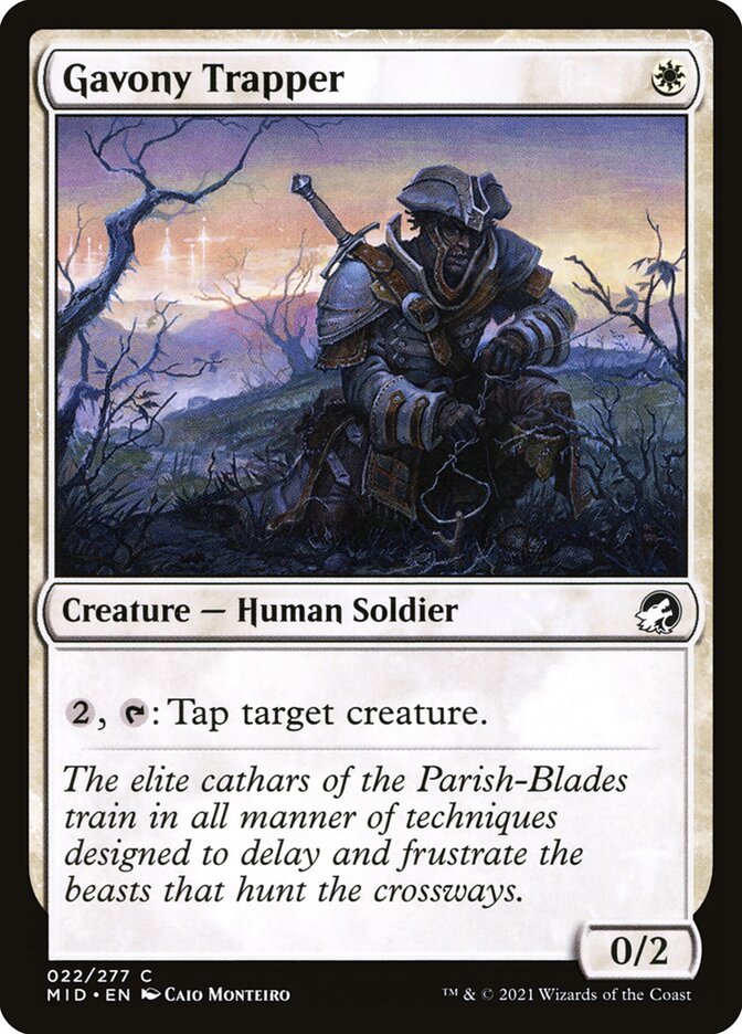 Gavony Trapper - Innistrad: Midnight Hunt (Common) [MID-22] Imagen principal del producto