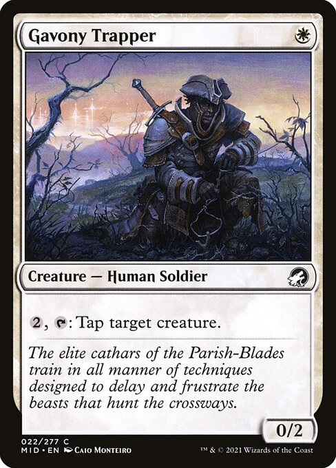 Gavony Trapper – Innistrad: Midnight Hunt (MID-22) Magic: The Gathering card