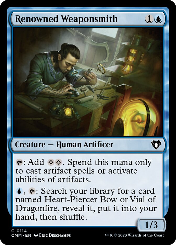 Renowned Weaponsmith - Commander Masters (Common) [CMM-114] Immagine principale del prodotto