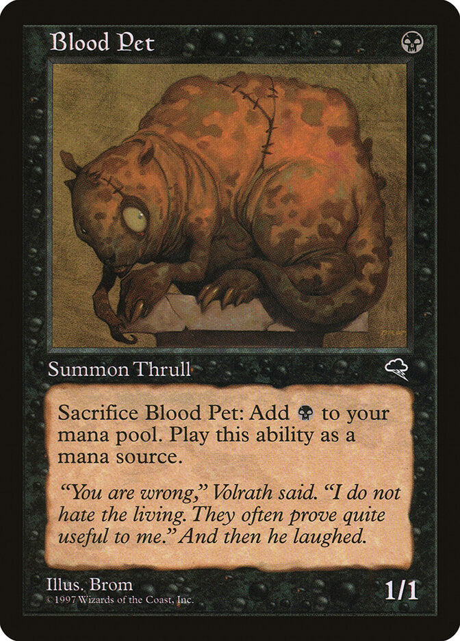 Magic-kaart Blood Pet TMP-109 uit Tempest (Common)