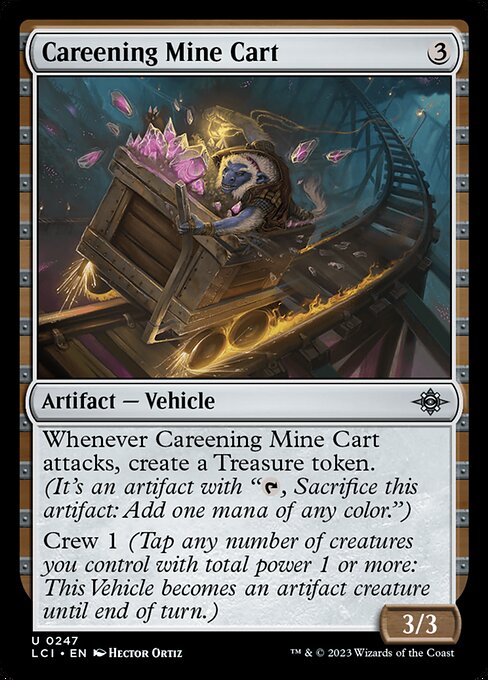 Careening Mine Cart – The Lost Caverns of Ixalan (LCI-247) Magic: The Gathering card